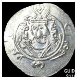 Tabaristan 780-796 AD Silver Hemidrachm UNCIRCULA
