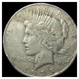 1935 Silver Peace Dollar ABOUT UNCIRCULATED