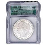 1878 7/8TF Morgan Silver Dollar ICG MS62