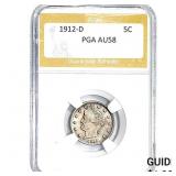 1912 Liberty Victory Nickel PGA AU58