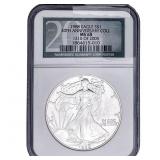 1988 Silver Eagle NGC MS68