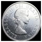 1964 Canada Silver Dollar Charlottetown CHOICE BU