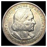 1893 Silver Columbian Half Dollar CLOSELY UNCIRCUL