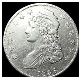 1836 Capped Bust Half Dollar NEARLY UNCIRCULATED