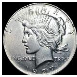 1927-S Silver Peace Dollar CLOSELY UNCIRCULATED