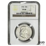 1955 Franklin Half Dollar NGC PF68