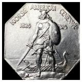 1925 Silver Norse American Medal UNCIRCULATED