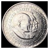 1954-S Silver Booker T. Washington-Carver Half Dol