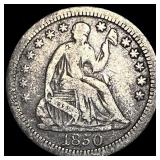 1850-O Silver Half Dime LIGHTLY CIRCULATED