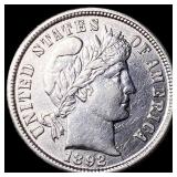 1892 Silver Barber Dime CLOSELY UNCIRCULATED