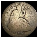 1853 Arrows Seated Liberty Half Dollar NICELY CIRC