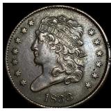 1833 Classic Head Half Cent CLOSELY UNCIRCULATED