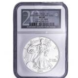 2001 Silver Eagle NGC MS68