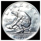 1925-S Silver California Jubilee Half Dollar  UNC