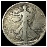 1917 Walking Liberty Half Dollar ABOUT UNCIRCULATE
