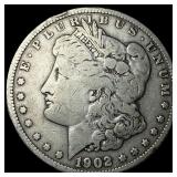 1902 Silver Morgan Dollar CLOSELY UNCIRCULATED