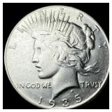 1935 Silver Peace Dollar CLOSELY UNCIRCULATED