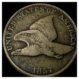 1857 Flying Eagle Cent LIGHTLY CIRCULATED