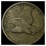 1858 Copper-Nickel Flying Eagle Cent LIGHTLY CIRCU