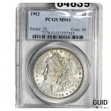 1902 Morgan Silver Dollar PCGS MS61