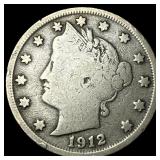 1912-D Liberty Head Nickel NICELY CIRCULATED