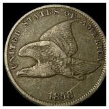 1858 Flying Eagle Cent ABOUT UNCIRCULATED