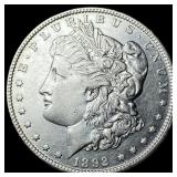 1892 Silver Morgan Dollar NEARLY UNCIRCULATED
