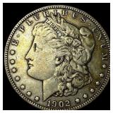 1902 Silver Morgan Dollar CLOSELY UNCIRCULATED