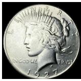 1927 Peace Silver Dollar CLOSELY UNCIRCULATED
