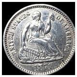 1871 Silver Half Dime CLOSELY UNCIRCULATED