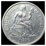 1876 Seated Liberty Dime CLOSELY UNCIRCULATED