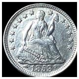 1853 Silver Half Dime (Arrows) UNCIRCULATED