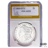1900-O/CC Morgan Silver Dollar PGA AU55