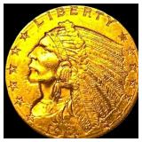 1914 Indian Head Gold $2.50 Quarter Eagle UNCIRCUL