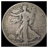 1921-S Walking Liberty Half Dollar NICELY  CIRCUL