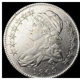 1809 Capped Bust Half Dollar CLOSELY UNCIRCULATED
