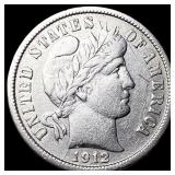 1912-D Silver Barber Dime CLOSELY UNCIRCULATED