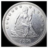 1876 Seated Liberty Quarter UNCIRCULATED