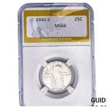 1930-S Standing Liberty Quarter PGA MS66