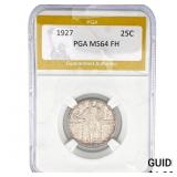 1927 Standing Liberty Quarter PGA MS64 FH
