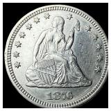 1876 Seated Liberty Quarter CLOSELY UNCIRCULATED