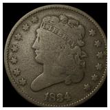 1834 Classic Head Half Cent LIGHTLY  CIRCULATED