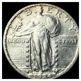 1924-S Silver Standing Liberty Quarter CLOSELY UNC