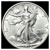 1933-S Silver Walking Liberty Half Dollar CLOSELY
