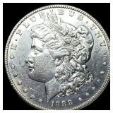 1888-S Silver Morgan Dollar CHOICE AU