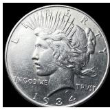 1934 Silver Peace Dollar CLOSELY UNCIRCULATED