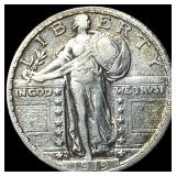 1919-D Silver Standing Liberty Quarter NEARLY  UN