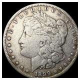 1899-S Silver Morgan Dollar ABOUT UNCIRCULATED