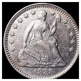 1858 Seated Liberty Half Dime CLOSELY UNCIRCULATED