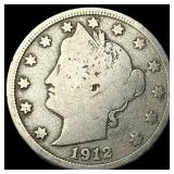 1912-D Liberty Head Nickel NICELY CIRCULATED